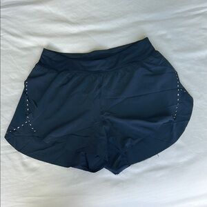 Women's Navy Blue Athletic Shorts